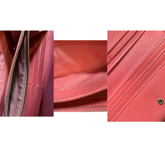 Fendi Vitello Elite Pink Continental Wallet Authentic Preloved - Picture 9 of 10